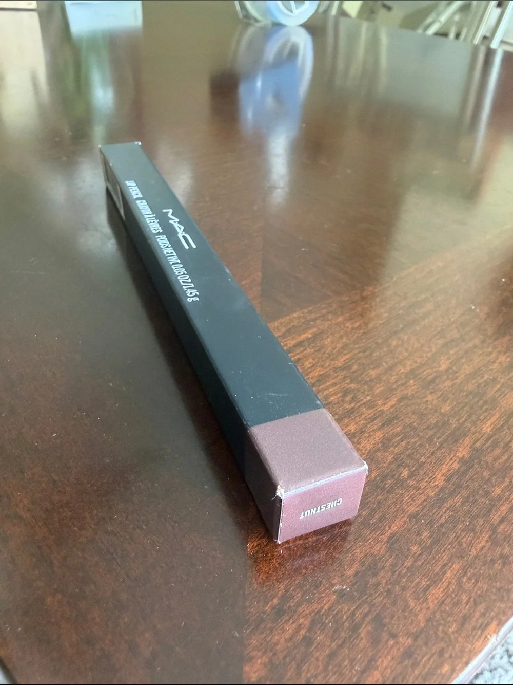 MAC Lip Pencil liner in Sleek Black Box in chestnut new never worn NWT